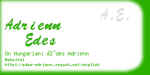 adrienn edes business card